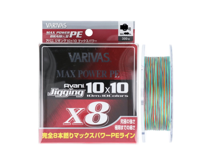 バリバス アバニ ジギング10×10 マックスパワーPE X8