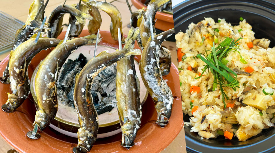 鮎の塩焼き
