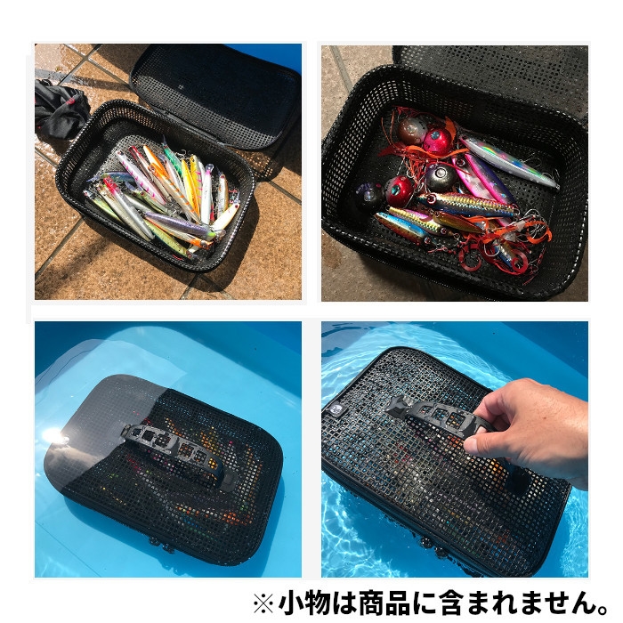 パズデザイン PAC-353 ウォッシャブルメッシュケース L ブラック