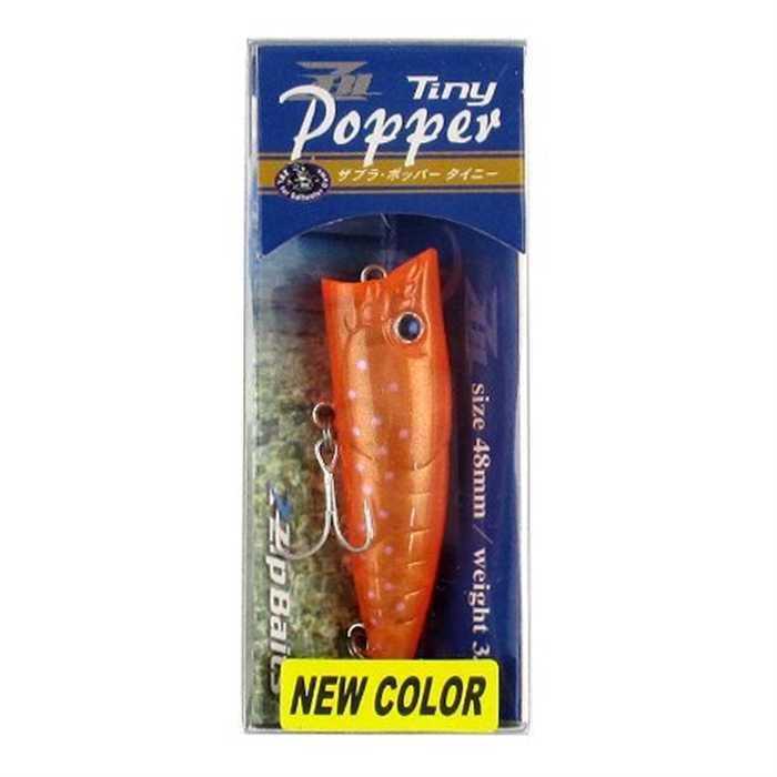 ジップベイツ ザブラ ポッパータイニー 878（浜名湖オレンジ