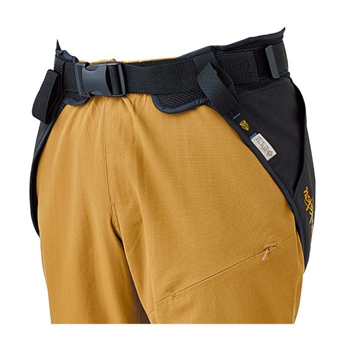 がまかつ ウィンドストッパー(R)ヒップガード ベルト無 M ブラック