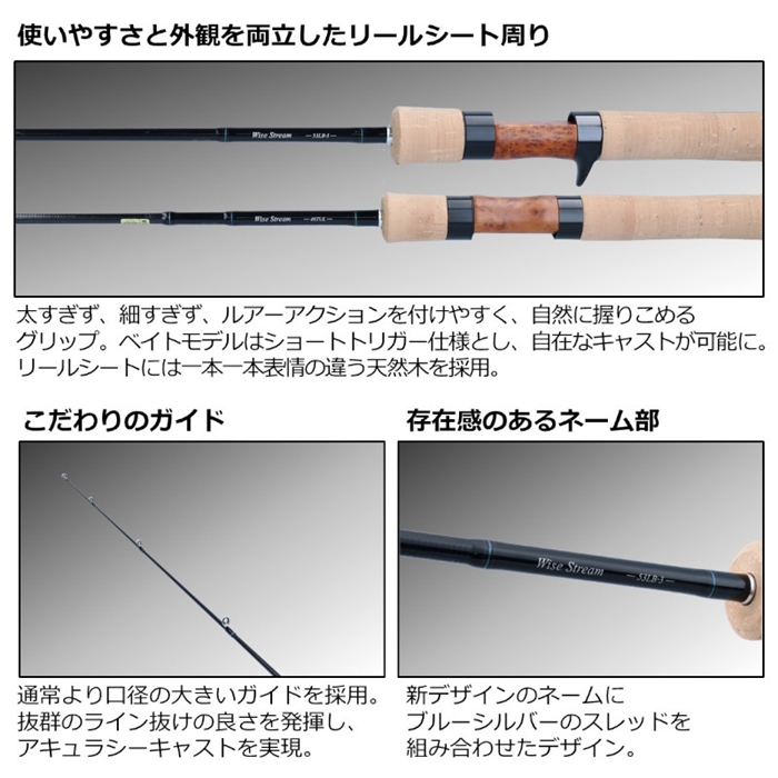 ダイワ ワイズストリーム 48UL-3 モバイルロッド [22年モデル](UL): 竿・ルアーロッド 釣り具の通販なら｜釣具のポイント  【公式】オンラインストア