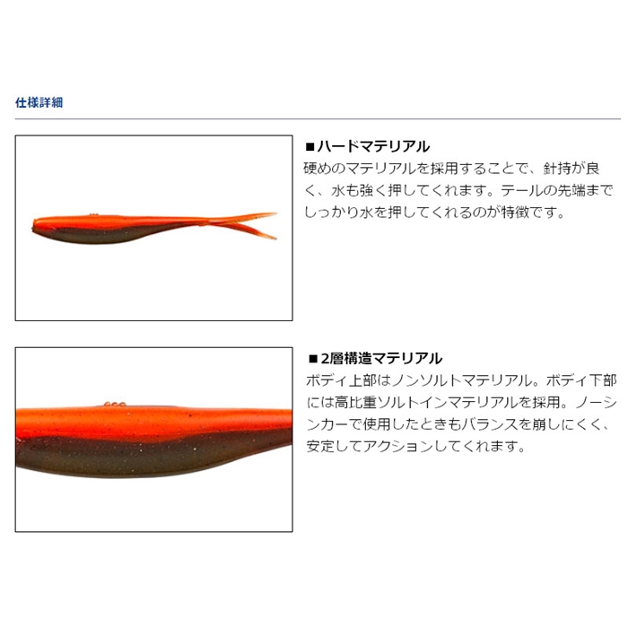 ラピッズテール 4.6インチ