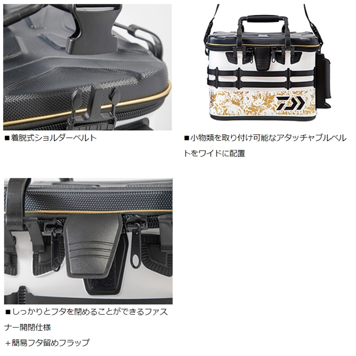 ダイワ AT タックルバッグ D36(B) ブラック/レッド(ブラック/レッド): バッカン・ケース・ボックス 釣り具の通販なら｜釣具のポイント  【公式】オンラインストア