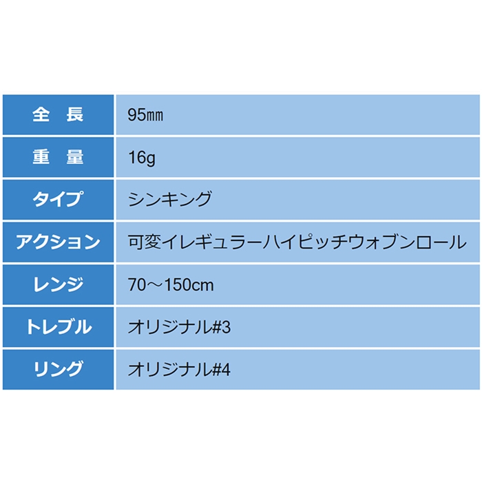 ジャンプライズ ベビーロウディー 95S 背黒メッキ - 釣具の
