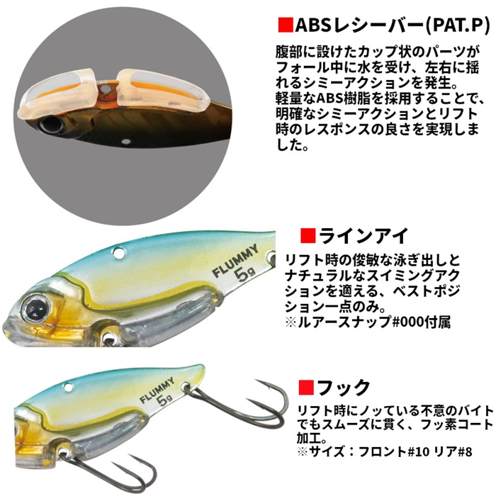 ボトムアップ フルーミー 5g MV001 マットワカサギ【ゆうパケット】(MV001 マットワカサギ): ルアー 釣り具の通販なら｜釣具のポイント  【公式】オンラインストア