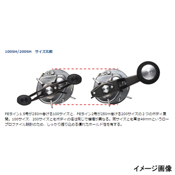 ダイワ キャタリナ ベイジギング 100SH 右ハンドル - 釣具