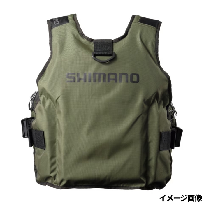 シマノ ゲームベストライト VF-068T グレー フリーサイズ / 救命具 シマノ ゲームベストライト フリー ライトグレー VF-068T - 釣具