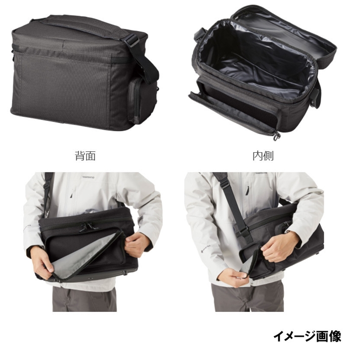 【色: ブラック】シマノ(SHIMANO) タックルクッションバッグ L ブラッ