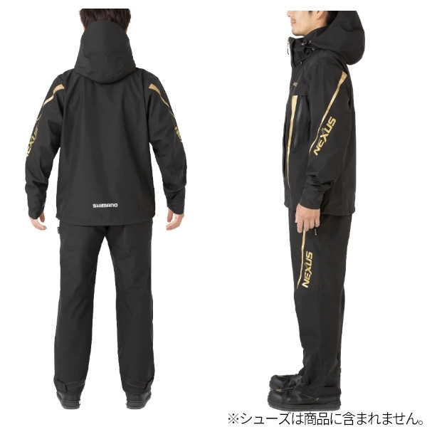 シマノ ネクサス ゴアテックス レインスーツ EX 2XL ブラック RA-101V 