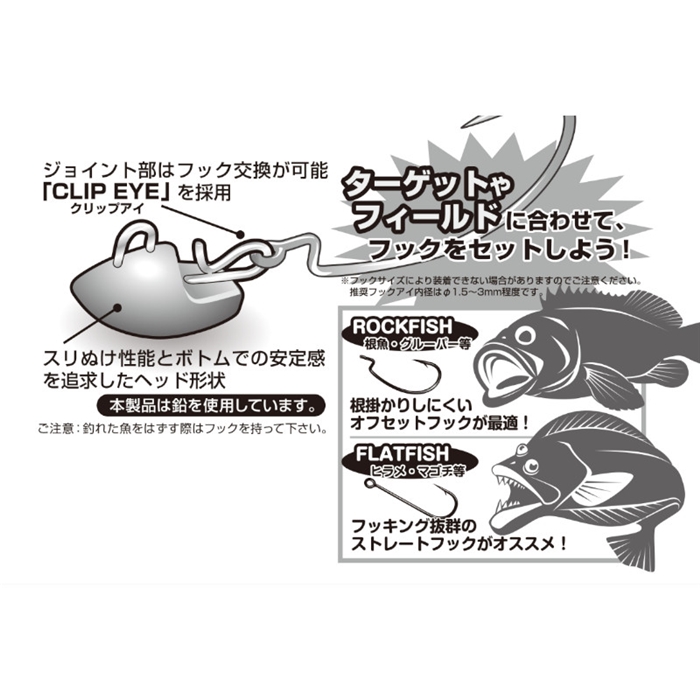 ツルビご依頼ページ カツイチ/デコイ SV-46Hスライディンヘッドヘビー9g