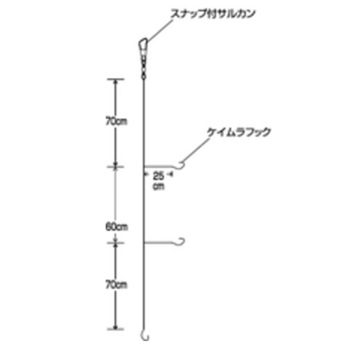 ハヤブサ 海戦アジ ケイムラフック 3本鈎 SE324 針11号-ハリス3号【ゆうパケット】: 鈎・仕掛 釣り具の通販なら｜釣具のポイント  【公式】オンラインストア
