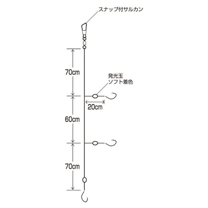 ハヤブサ 海戦アジ フロロ金 ３本鈎×２セット ＳＥ３３３ 針１０号ーハリス２号【ゆうパケット】: 鈎・仕掛 釣り具の通販なら｜釣具のポイント  【公式】オンラインストア