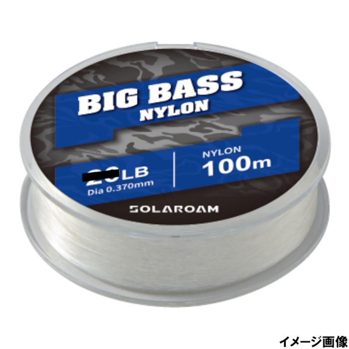 東レ ソラローム ビッグバス ナイロン 100m 25lb ナチュラル