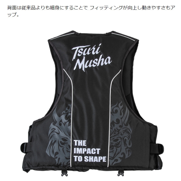 釣武者 Mushaフェイス コーデュラフローティングベスト LL - 釣具の
