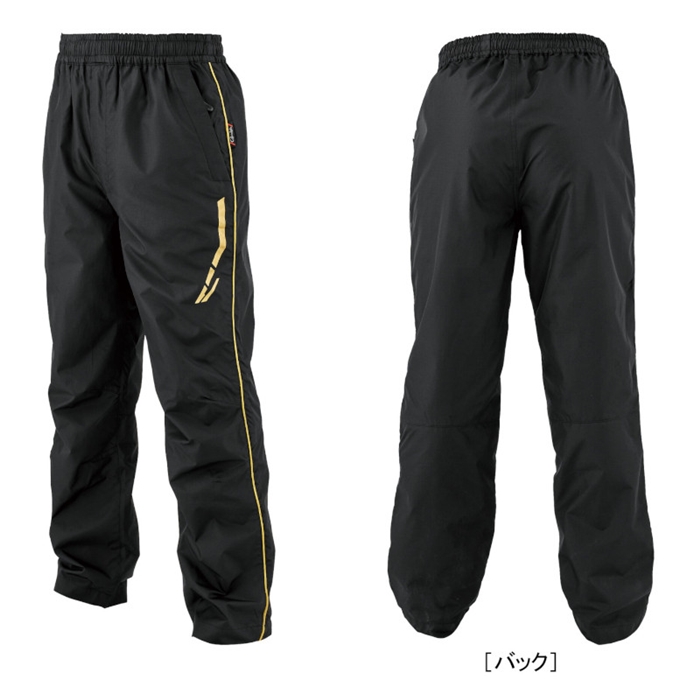 がまかつ ウィンドブレーカースーツ M ブラック×ゴールド GM3791