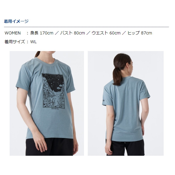 釣具のポイント 公式 オンラインストアダイワ De 6722 グラフィックtシャツ アンダーウォーター M ブラック M ブラック アパレル 偏光グラス