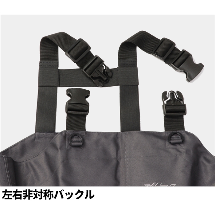 XOOX チェストハイウェーダー フェルトラバーソール M 25.0cm