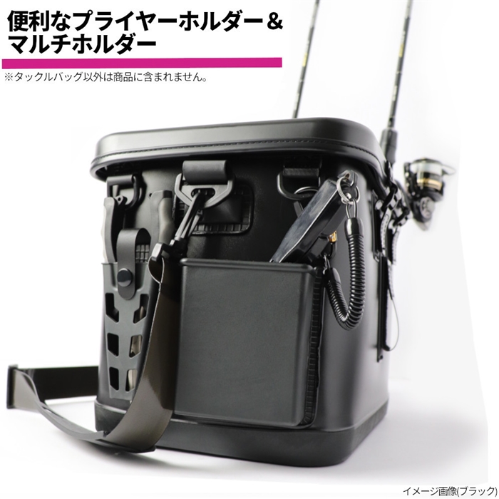 XOOX EVAライトタックルバッグ 33cm グレーカモフラ - 釣具の