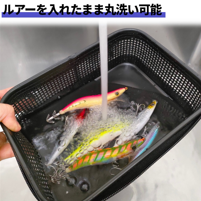 XOOX EVAメッシュタックルミニバッグ S ブラック - 釣具の