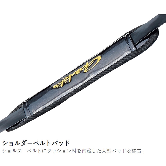 がまかつ フィッシングロッドケース(スリム) GC293 Mブラック【大型商品】