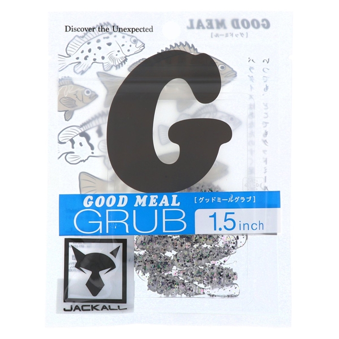 ジャッカル グッドミールグラブ 1.5インチ グッドミールクリスタル【ゆうパケット】(グッドミールクリスタル): ルアー  釣り具の通販なら｜釣具のポイント 【公式】オンラインストア