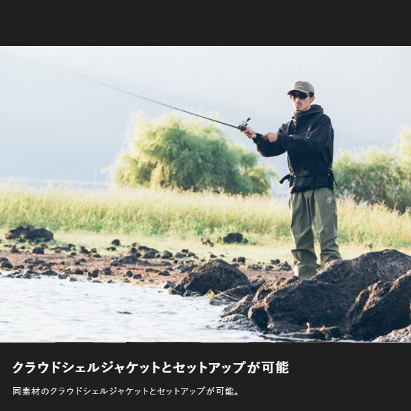 ジャッカル クラウドシェルパンツ PA-A002 S ブラック - 釣具の