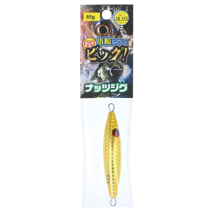 ブリス ナッツジグ 85g グリーンゴールド [スーパーライトジギング