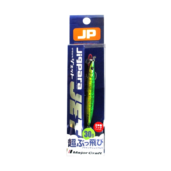 メジャークラフト ジグパラ ジェット 30g 11 緑金 ゆうパケット 緑金 ルアー 釣り具の通販なら 釣具のポイント 公式 オンラインストア