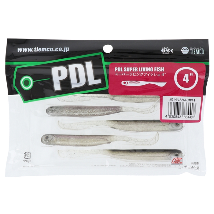 ティムコ PDL スーパーリビングフィッシュ 4インチ #01クリスタルワカサギ【ゆうパケット】(#01クリスタルワカサギ): ルアー  釣り具の通販なら｜釣具のポイント 【公式】オンラインストア