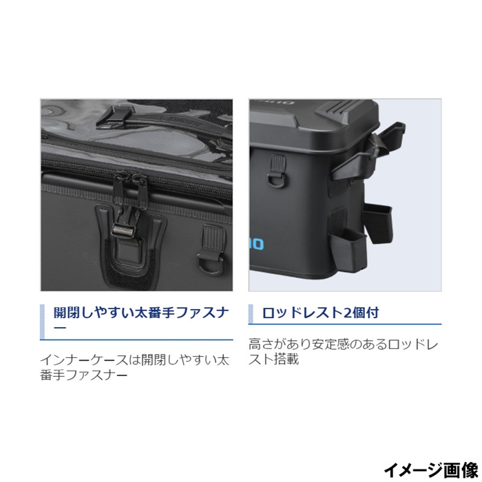 シマノ ロッドレスト ボートバッグ(ハードタイプ) 27L ブラック [BK-007T](ブラック): バッカン・ケース・ボックス 釣り具の通販なら｜釣具のポイント  【公式】オンラインストア