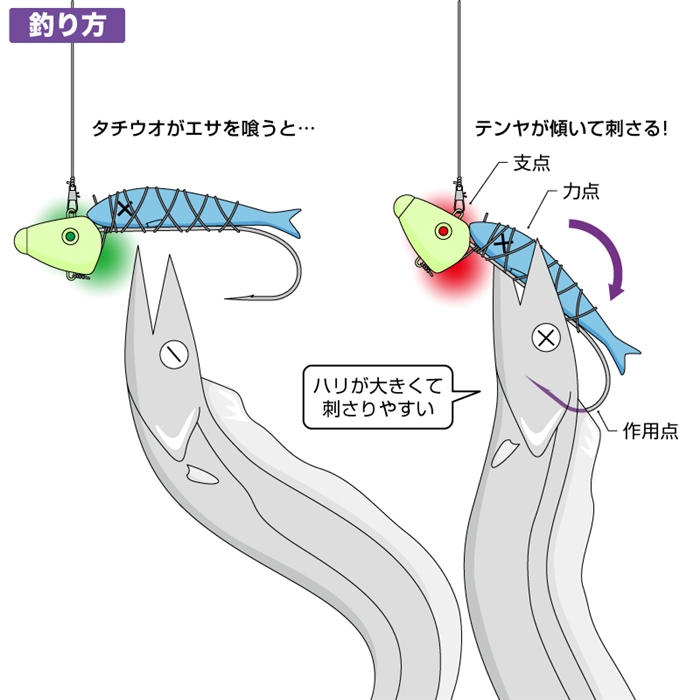 タチウオテンヤ　30号　40号