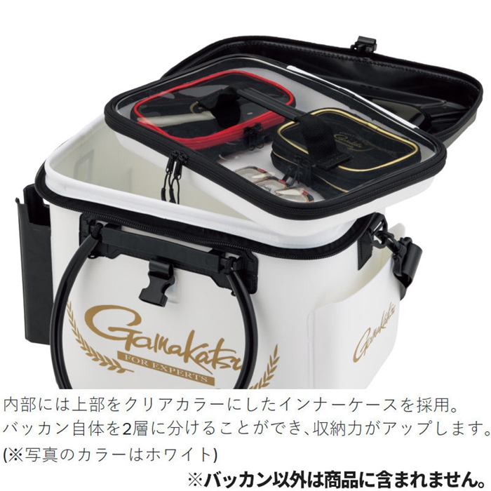 がまかつ タックルバッカン(E.V.A) 36cm ブラック(BLACK WORKS