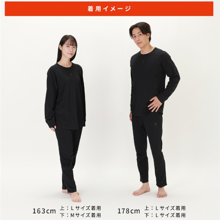 リベルタ(LIBERTA) レナジー 長袖クルーネック S ブラック - 釣具の