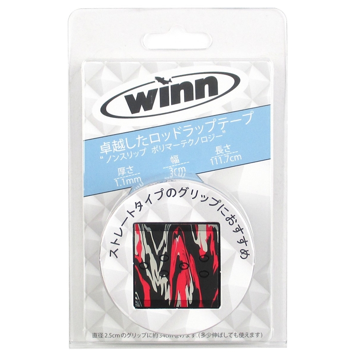 WINN　ロッドラップテープ　ショートオーバーラップ　SOW11-WF　ワイルドファイアー ワイルドファイアー 厚さ1.1mm、幅30mm、長さ1117mm
