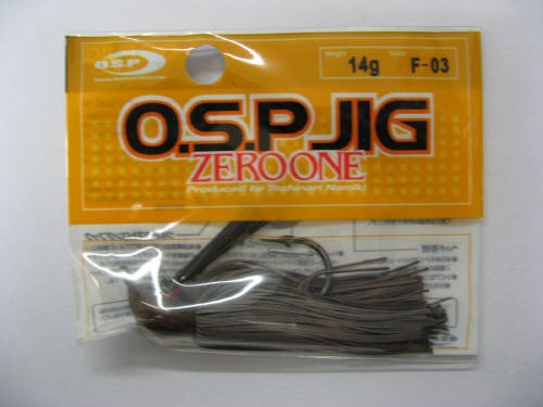 OSP ジグ　ゼロワン（ＪＩＧ　ＺＥＲＯ　ＯＮＥ）　１４ｇ　Ｆー０３（ブラック／ブラウン）