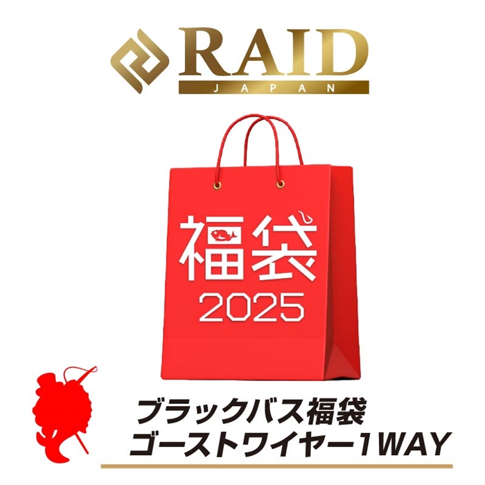 レイドジャパン ブラックバス ゴーストワイヤー1WAY【福袋 2025】人気メーカー福袋