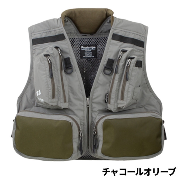 Pazdesign フィッシングベスト オリーブ新品再お値下げしました