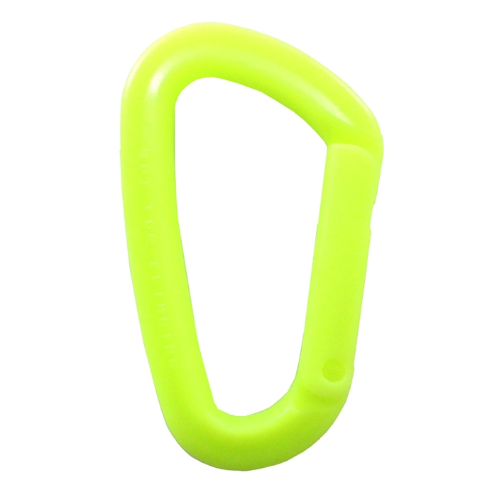 アマノ釣具 YKK樹脂製カラビナ　カラディー　イエロー【ゆうパケット】