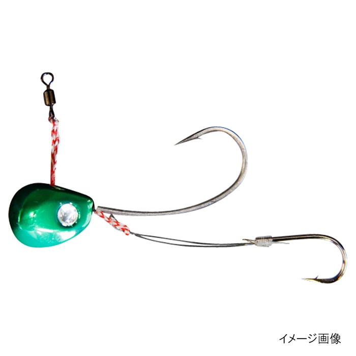ジャッカル　ビンビンテンヤ鯛夢 8号 中 レッド ゴールド　