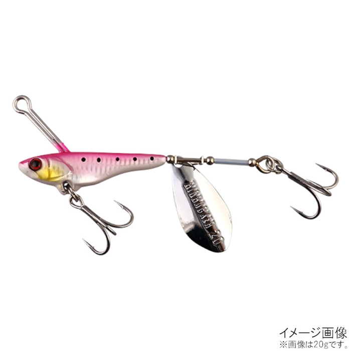 釣り具の通販なら 釣具のポイント 公式 オンラインストアジャッカル ビッグバッカースピン 40g ピンクバック スリムボーダーホロ ゆうパケット ピンクバック スリムボーダーホロ ルアー