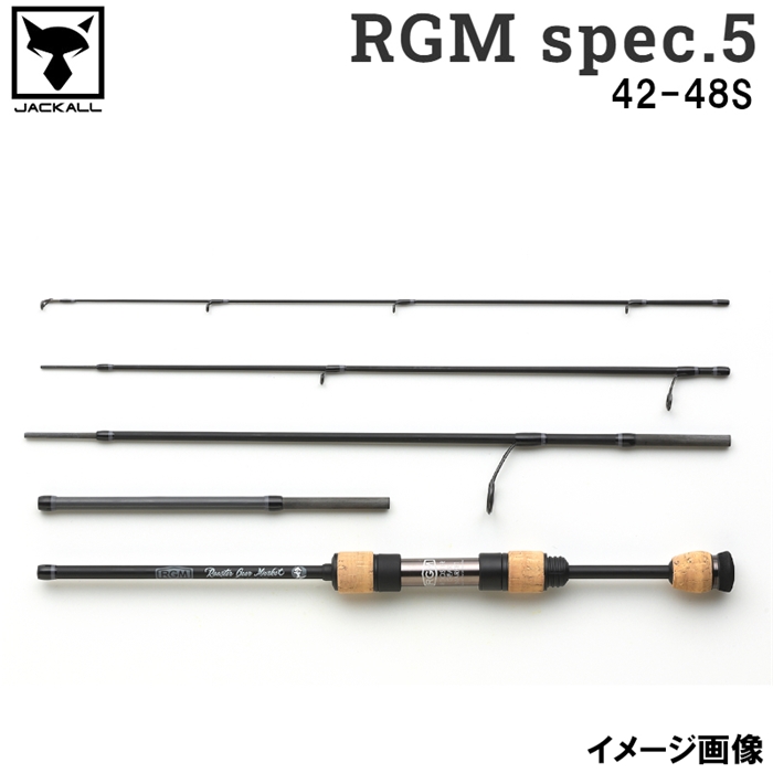 ジャッカル RGM spec.5 42-48S BLACK (モバイルロッド)