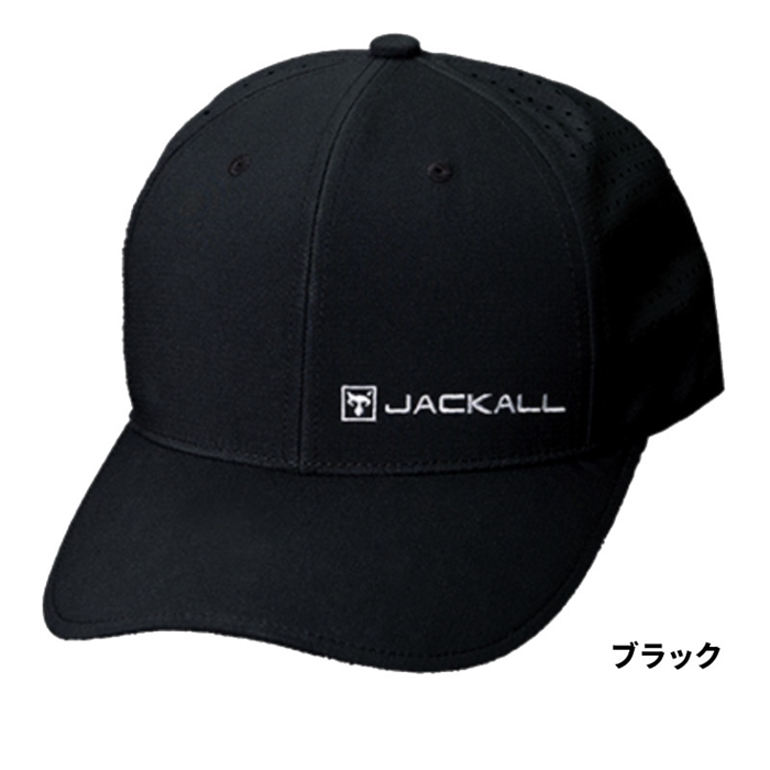 ジャッカル キャップ ドットホールロゴキャップ ブラック