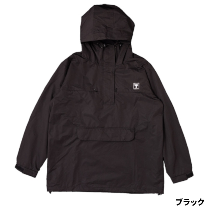 【お気にいる】 ジャッカル STアノラックジャケット 釣具の - ブラック S ウェア