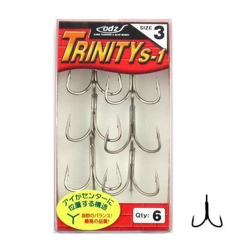 odz/土肥富 odz トリニティ トリプルフック S-1 ZH-26 ＃3