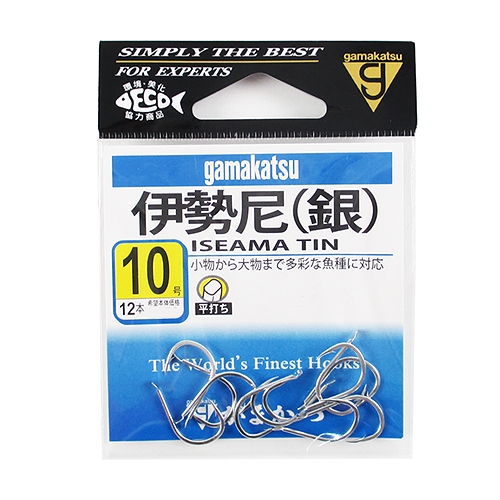 がまかつ 伊勢尼 10号 銀【ゆうパケット】 がまかつ 伊勢尼 10号 銀【ゆうパケット】