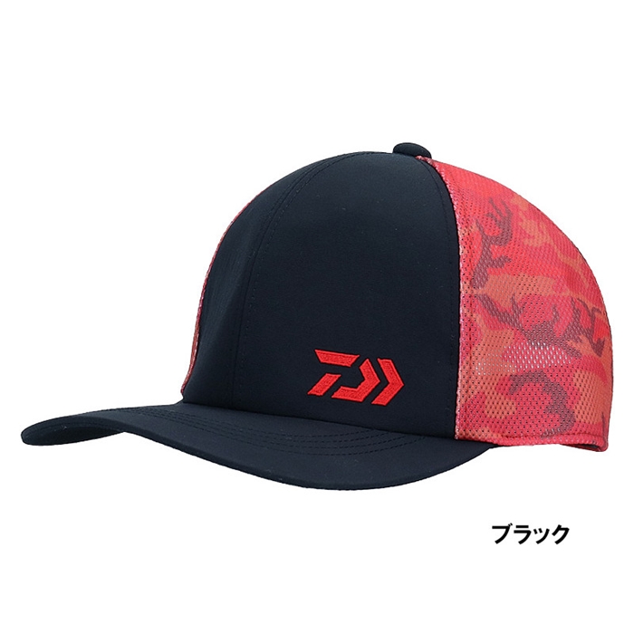 ダイワ DC-7021 カモフラハーフメッシュキャップ フリー ブラック