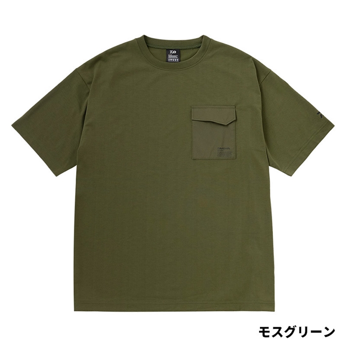 ダイワ DE-6623 エコロジーポケットTシャツ XL モスグリーンの口コミ