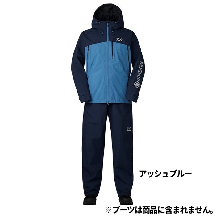 ダイワ DR-1924 GORE-TEX バーサタイルレインスーツ XL アッシュブルー