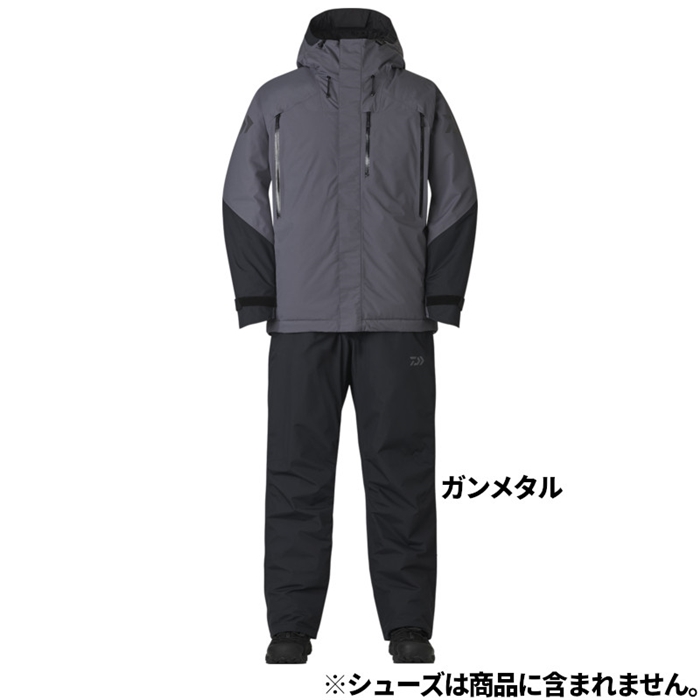 DAIWA ダイワ 中綿入り ミドラースーツ セットアップ 上下セット DAIWA（釣り） ダイワ DW-6024 (ライトグレー／L) PUオーシャン